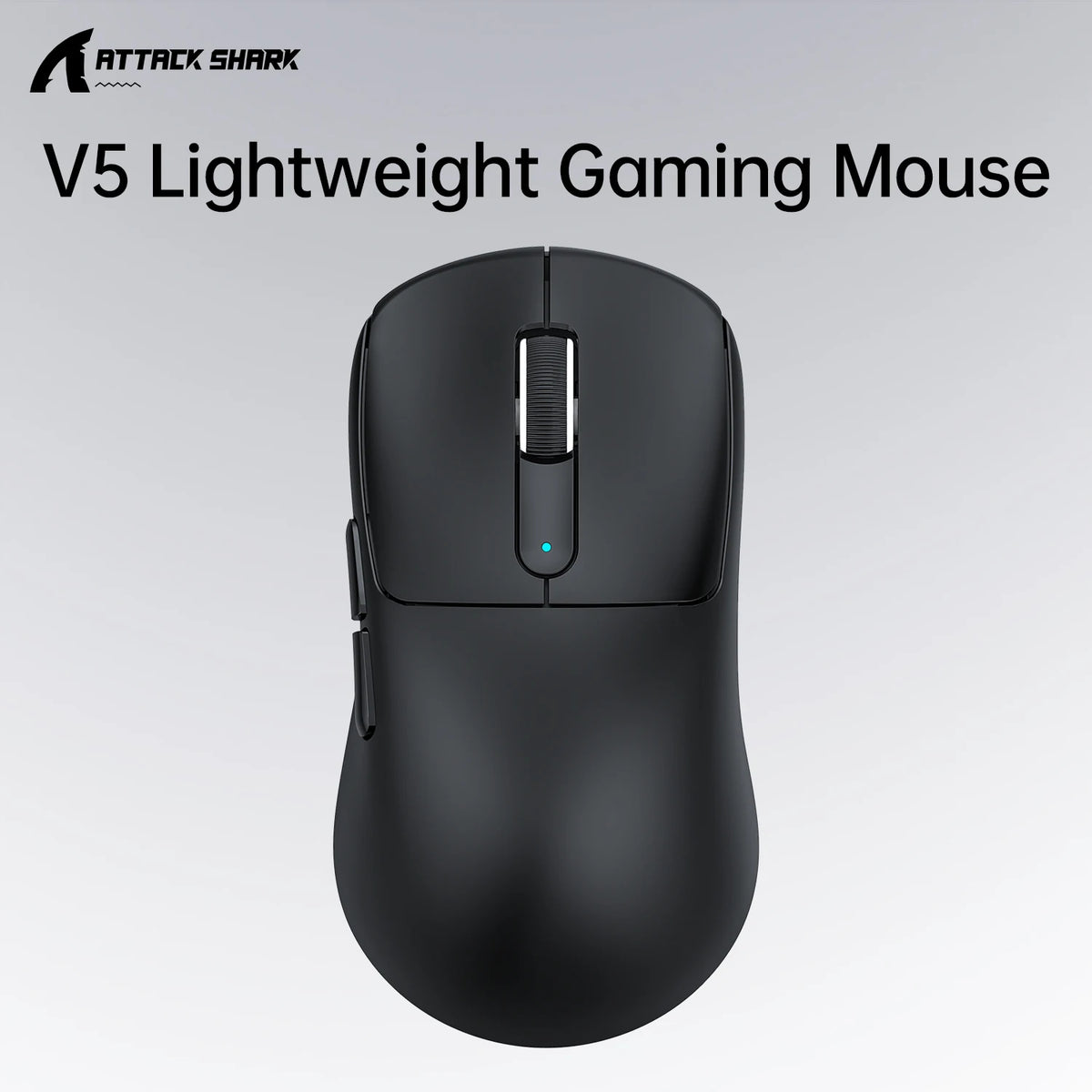 ATTACK SHARK V5 Wireless Gaming Mouse 3-Mode Ultra-Lightweight PAW3950MAX 8KHz Polling Rate For PC Gamer Accessories Gift