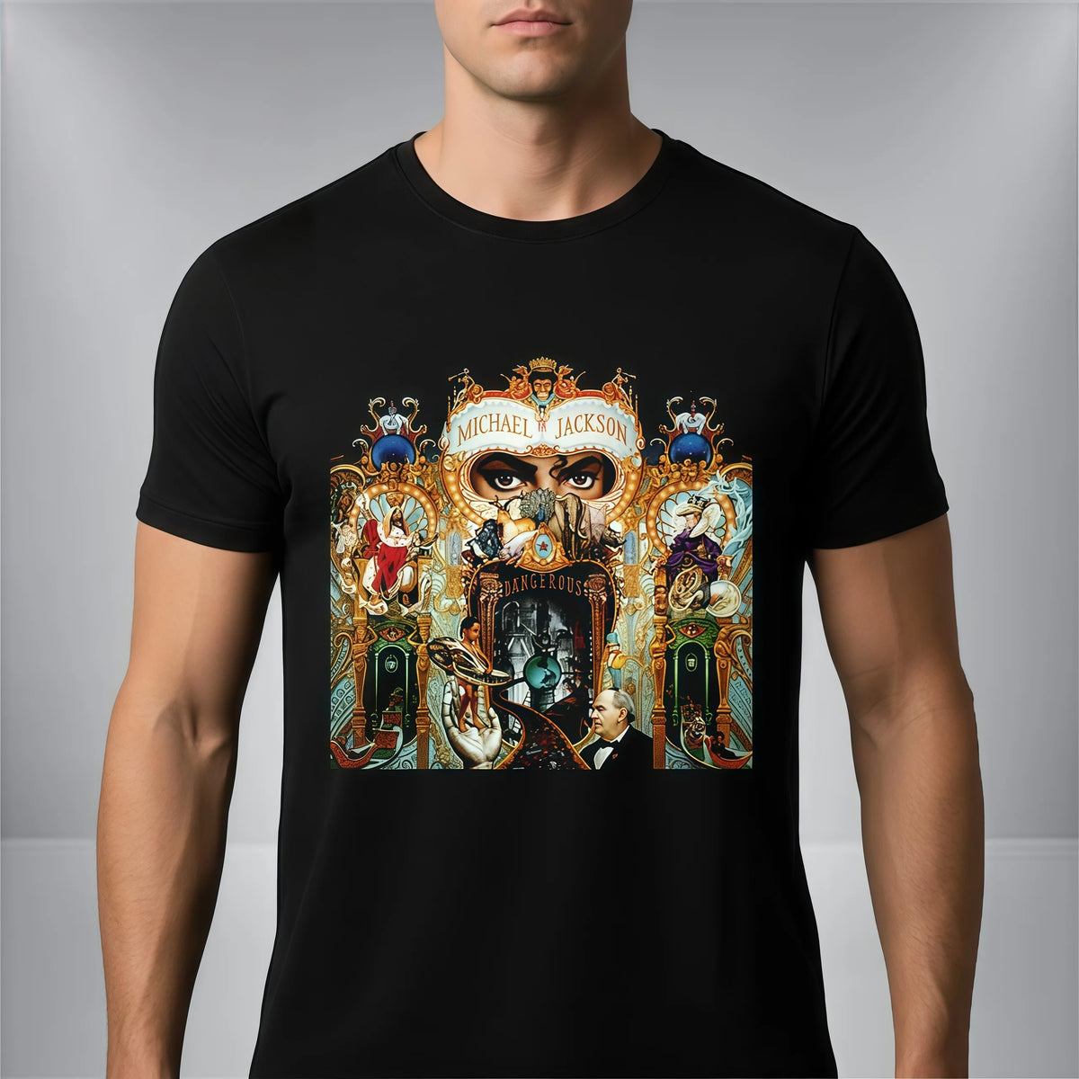 MJ 2026 Movie Michael Jackson Men's Clothing T-Shirt Cotton Y2k Popular Fashion Women's Clothing Summer New T Shirt for Fans