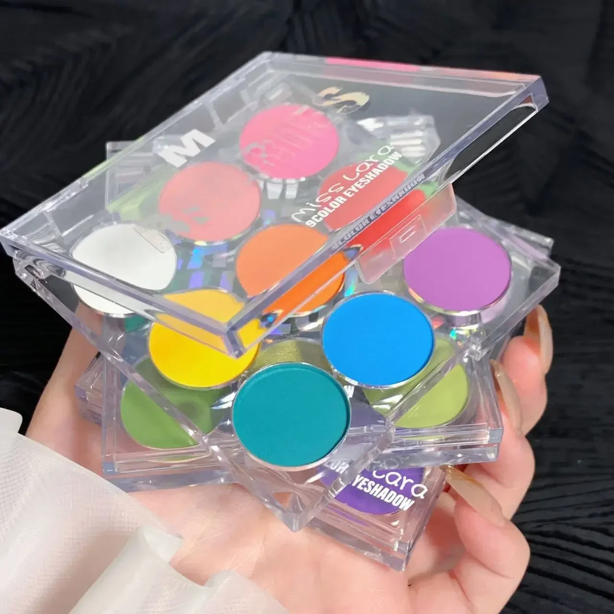 9 Colors Eye Shadow Palette Summer Pearl Matte Fine Shimmer Eyeshadow Powder Long Lasting Charming Eyes Make Up Palette Cosmetic