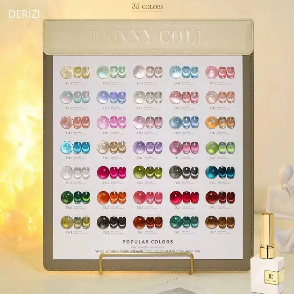 High End 9D Cat Eye Gel Polish Set With Color Board  Magnetic Gel Nail Set Luxury Cat's Eye Gel Soak Off UV LED Nail Varnish
