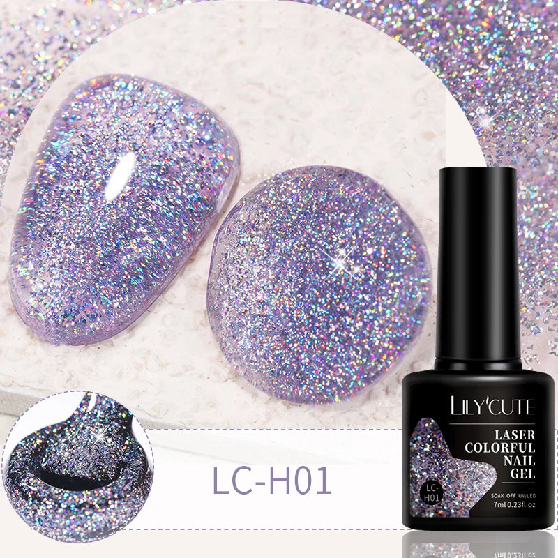 LILYCUTE 7ml 9D Cat Magnetic Gel Nail Polish Iridescent Magnet Semi Permanent Soak Off UV LED Manicure For Nail Art Gel Varnish
