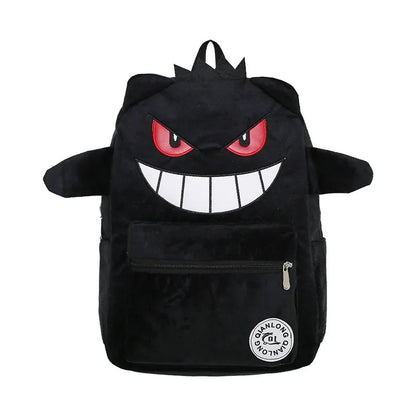 TAKARA TOMY Pokemon Backpack Gengar Student School Bag Children's Gifts Cartoon Kawaii SchoolBag Mochila