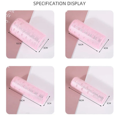1pc Large Self-Adhesive Hair Rollers Hairdressing Home Use DIY Magic Styling Roller Roll Curler Hair Women Beauty Tools 3 Styles