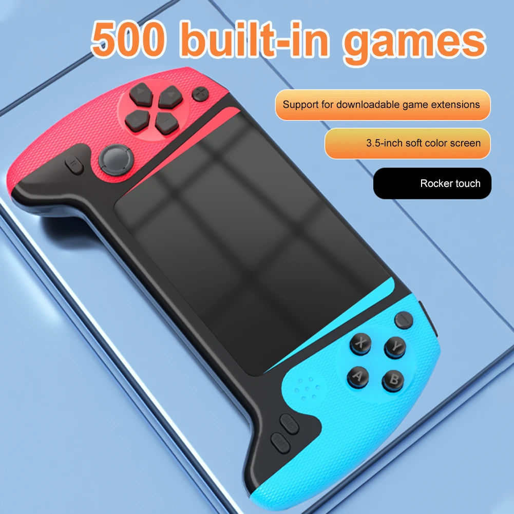 Retro Handheld Game Console 3.5inch LCD Screen TV Connect Gaming Console Portable Game Console for Kids Adults for Single Player