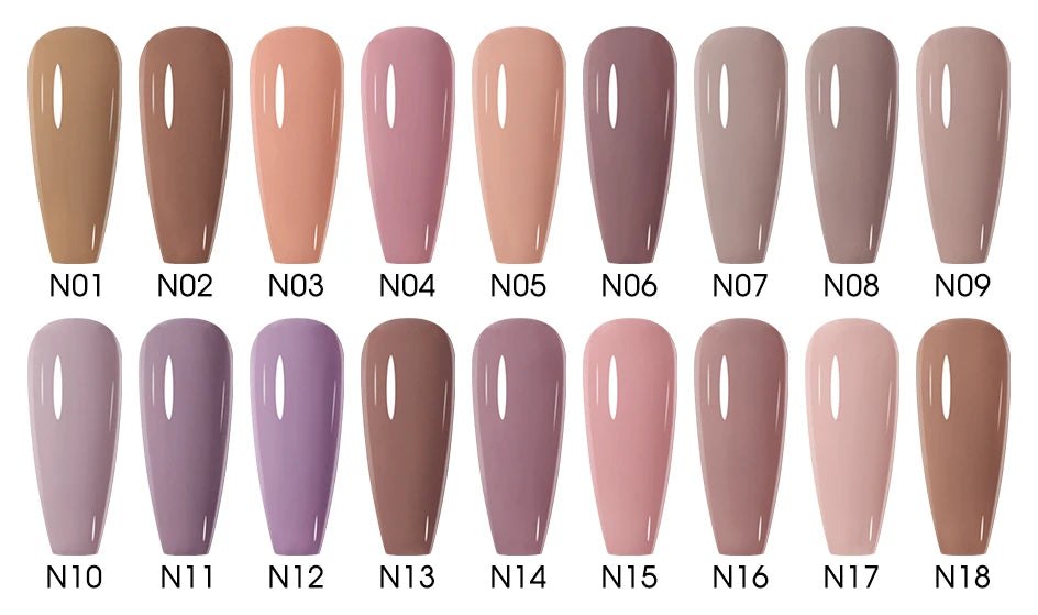 NAILCO 15ml Gel Nail Polish Set 30pcs/Lot Gel Polish Nail Soak Off UV LED Semi-Permanent Varnishes Nail Art Salon Free Shipping