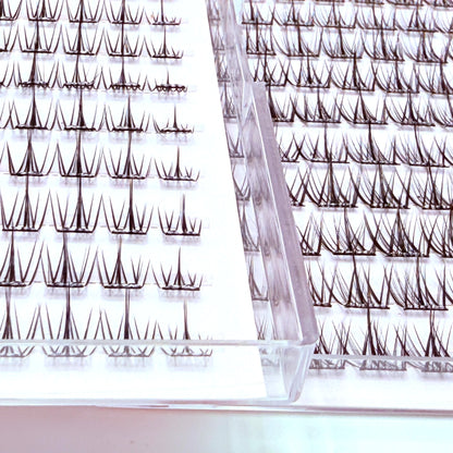 Easy to Apply 10 Rows Self-Adhesive False Eyelashes  for Natural Daily Glam
