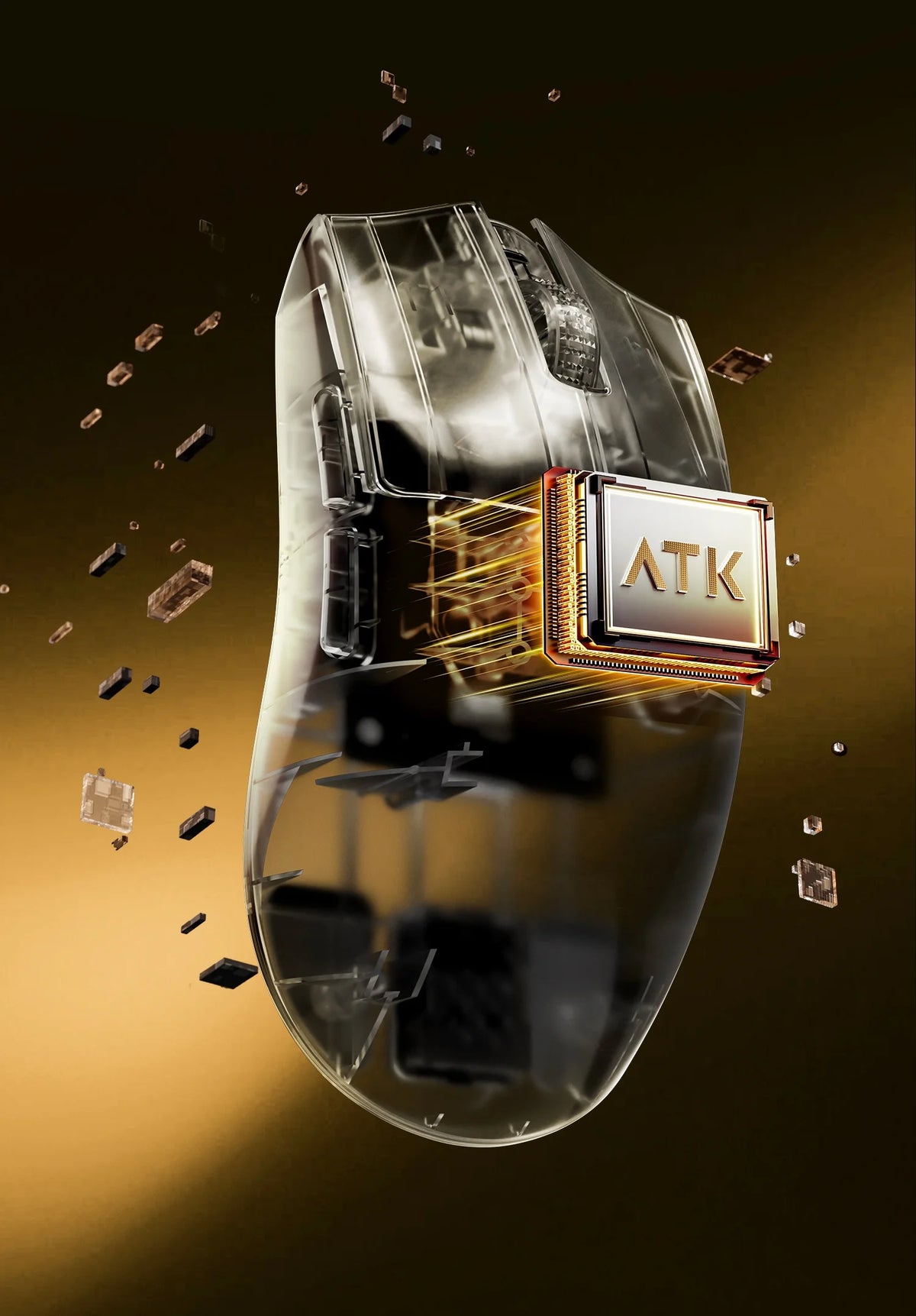 ATK X1 V2 Ultimate 2.0 Mouse Wireless Paw3950 Utrla 54g Lightweight 750ips 0.163ms Low Latency 650ips Gamer New Accessory Gifts