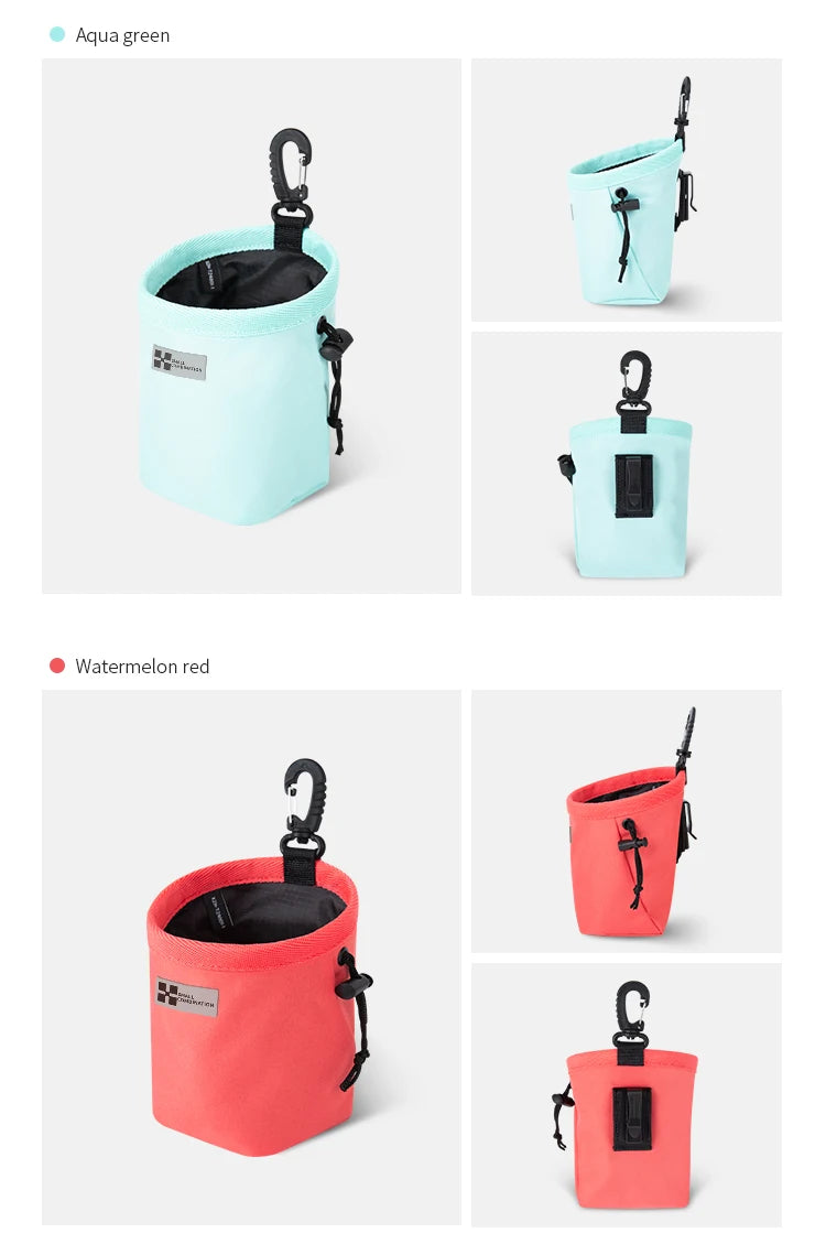 SMALL COMBINATION Portable Dog Training Snack Bag puppy dog snack bag for leash Outdoor pet snacks awards waist bag XZH-T24001-1
