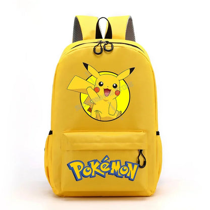 Pokemon Pikachu SchoolBag Primary School Bookbag Large-capacity Kids Backpack Boy Girl Knapsack High-quality Backpack Laptop Bag