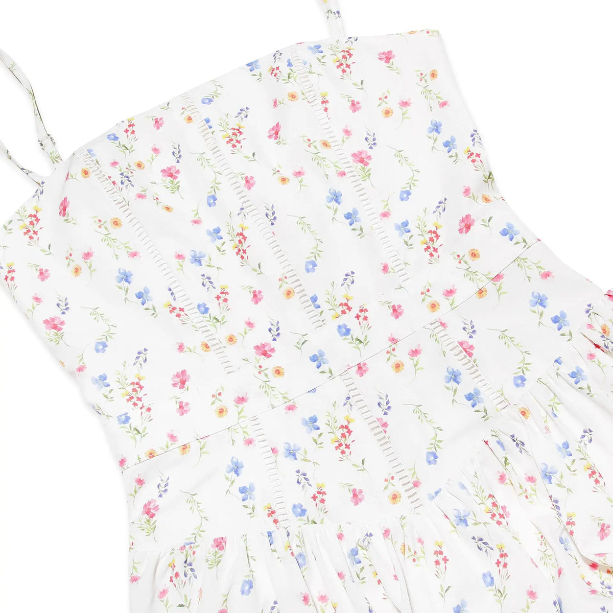 Suninheart Summer Clothes for Women Midi Elegant Dress 2025 New Arrivals White Floral Print Holiday Dress