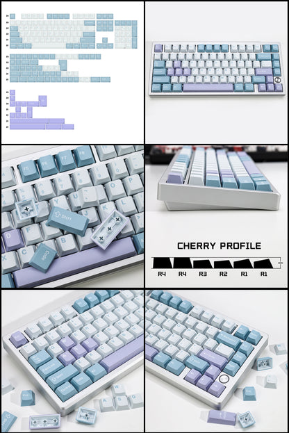 KBDiy GMK Keycap Double Shot GMK Olivia Shoko Jamon WOB Red Samurai Botanical PBT Keycaps Cherry Profile for Mechanical Keyboard
