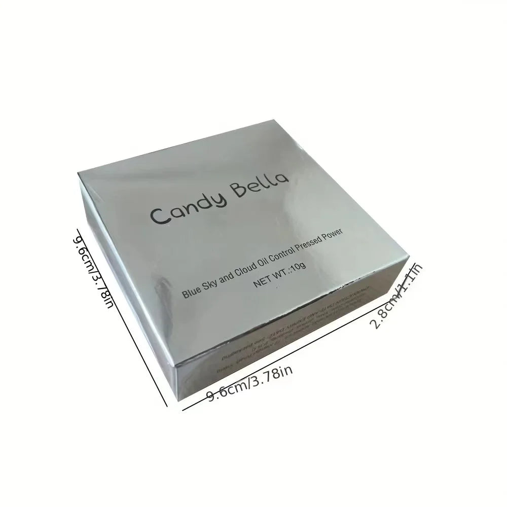 Delicate Two-Color Compact Powder Lightweight Natural Makeup Setting Portable Aesthetic Beauty Tool Smooth Transition