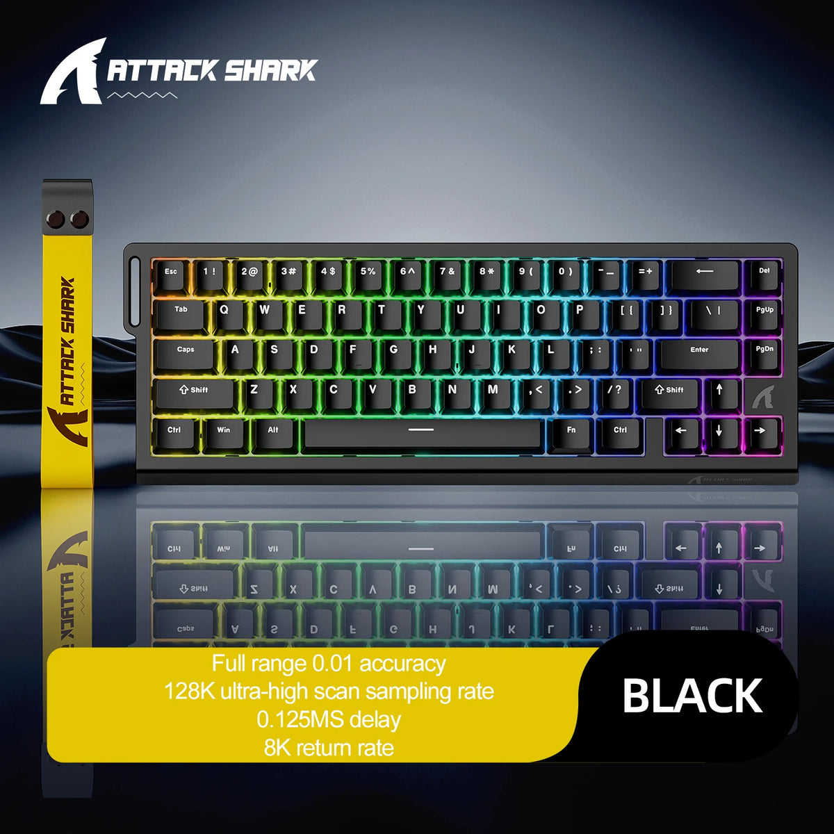 Magnetic Switch Keyboard ATTACK SHARK X68HE Wired and FREEWOLF F68 Wired F68Pro Wireless for Pro Gaming 8K Hz 0.01mm Rapid Trigg