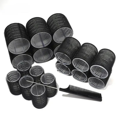 Hair Curling Rollers in Various Sizes for DIY Lazy Hair Styling, Air Bangs Curlers, Plastic Hair Curling Tool