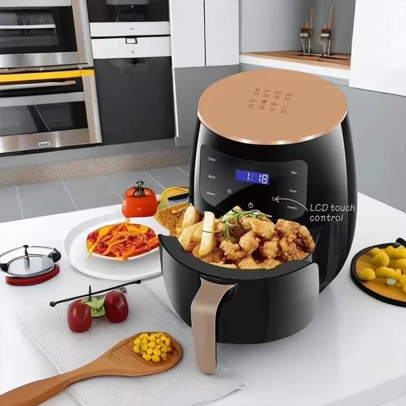 4.5L Large-Capacity Air Fryer — Touch-Control Home Appliance for Fries and Fried Chicken