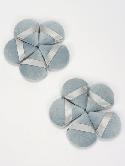 Mini Triangular Powder Puff 40-80Pcs, Apply Loose Powder by Gently Pressing It onto the Face to Achieve a Setting Effect