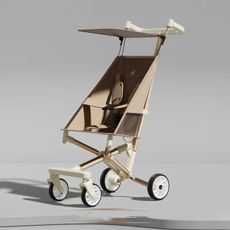 Lightweight Travel Stroller High Quality Baby Stroller Comfortable 1-8 Years Old Foldable Four Wheels Stroller Pram