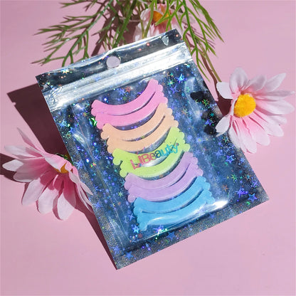 Libeauty 5 Colors Silicone Eyelash Rods Ribbon Soft Colorful Lash Lift Ribbon Perm Multi-Functional Eyelash Lifting Makeup Tools
