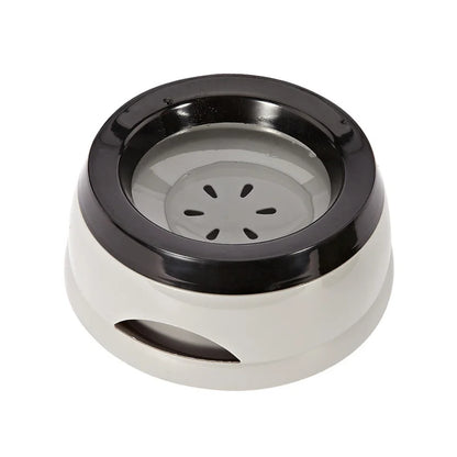 Pet Dog Bowls Floating Not Wetting Mouth Cat Bowl No Spill Drinking Water Feeder Plastic Portable Dog Bowl dog accessories
