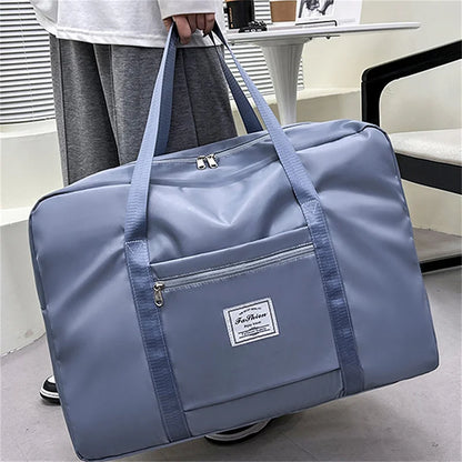 Folding Travel Bags Large Capacity Waterproof Luggage Tote Handbag Travel Duffle Bag Gym Yoga Storage Shoulder Bag For Women