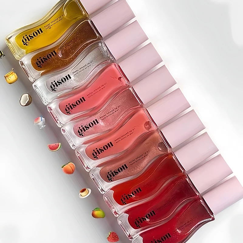 Gisou New Autumn Winter Limited Edition Long-lasting Moisturizing Lip Oil Gloss Care Lips Plumping Exfoliating Milky Mocha Gloss