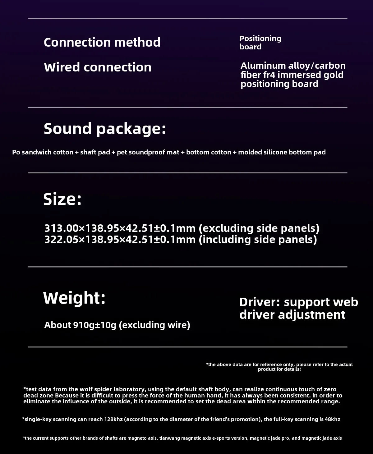 AULA HERO84 HE Wired Mechanical Keyboard RGB Music Rhythm 8K Return Rate Keyboard Magnetic Switch Computer Accessorie for Gamer