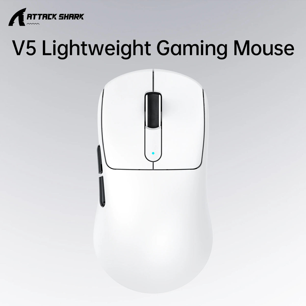 ATTACK SHARK V5 Wireless Gaming Mouse 3-Mode Ultra-Lightweight PAW3950MAX 8KHz Polling Rate For PC Gamer Accessories Gift