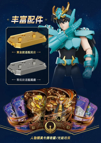 Original Blokees Saint Seiya Galaxy V1V2V03V4 Athena Aries Mu Aiolia Aldebaran Kiki Shiryu Lionet Ban FigureChildren ToysGift
