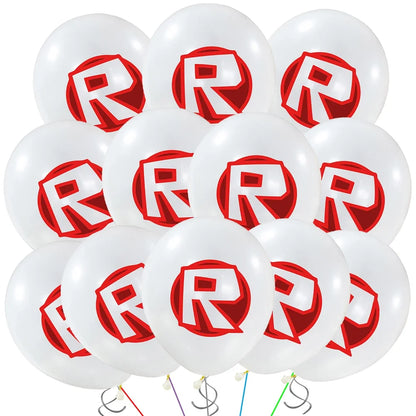 Cartoon Latex Balloons 12inch Lots Package Birthday Party Roblox Kids Favors Birthday Baby Shower Supplies Balloon Decorations
