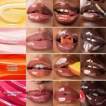 Gisou New Autumn Winter Limited Edition Long-lasting Moisturizing Lip Oil Gloss Care Lips Plumping Exfoliating Milky Mocha Gloss