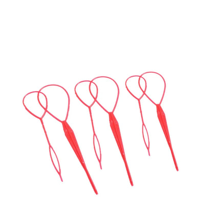 1/3 pcs Plastic Magic Pull Hair Pin Clip Hair Braid Ponytail Maker Accessories Diy Hair Styling Tail Tool Fashion Salon