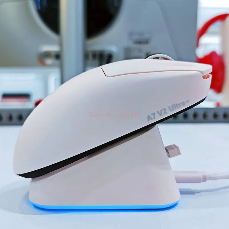 New Mchose A7 & A7v2 Advanced Lightweight Wireless Mouse Tri-Mode Connection Gaming Office Mouse Christmas Gift For Boys