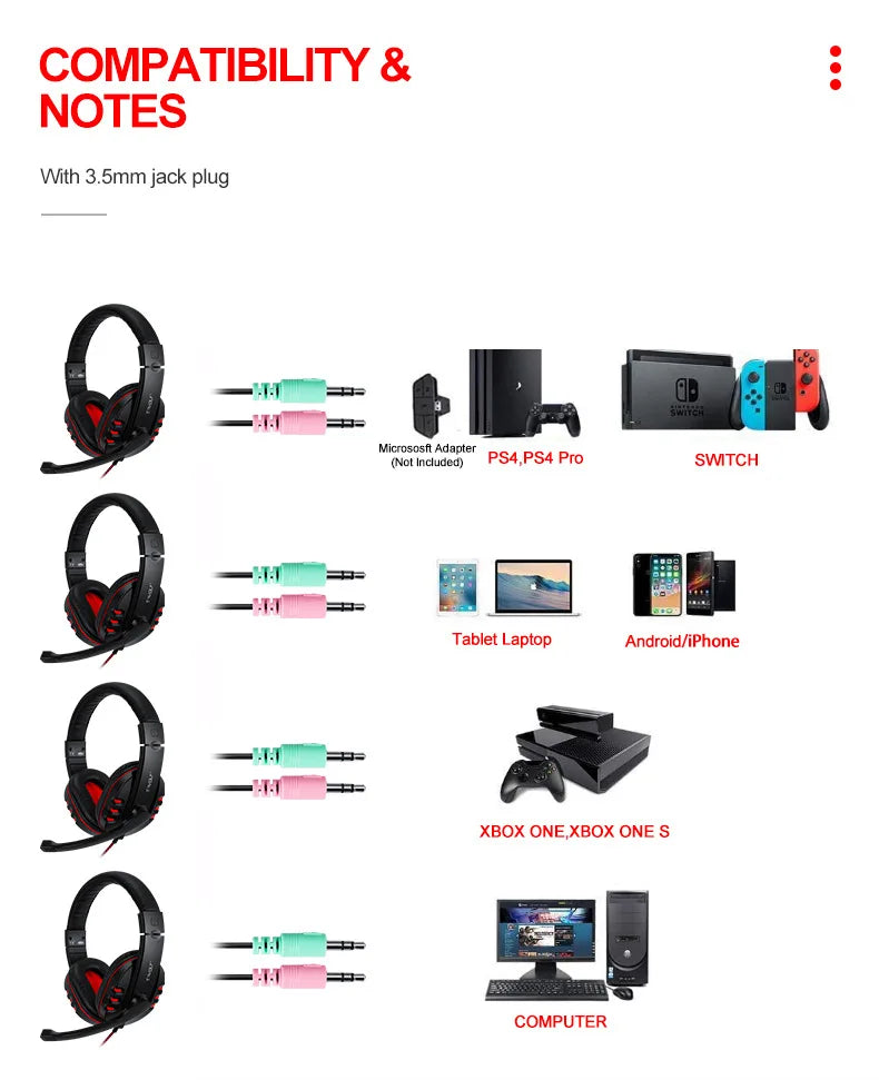 T-WOLF 4-in-1 Ultimate Gaming Combo: RGB Keyboard, Mouse, Headset & Pad