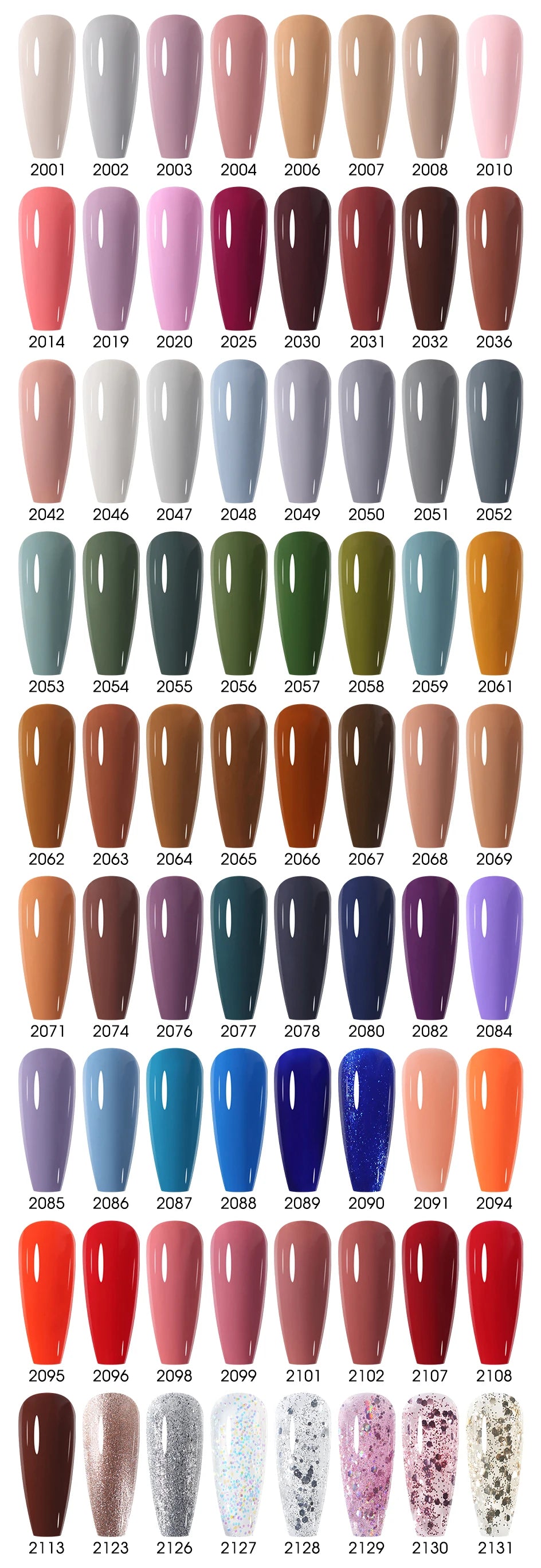 NAILCO 15ml Gel Nail Polish Set 30pcs/Lot Gel Polish Nail Soak Off UV LED Semi-Permanent Varnishes Nail Art Salon Free Shipping
