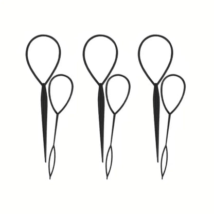1/3 pcs Plastic Magic Pull Hair Pin Clip Hair Braid Ponytail Maker Accessories Diy Hair Styling Tail Tool Fashion Salon