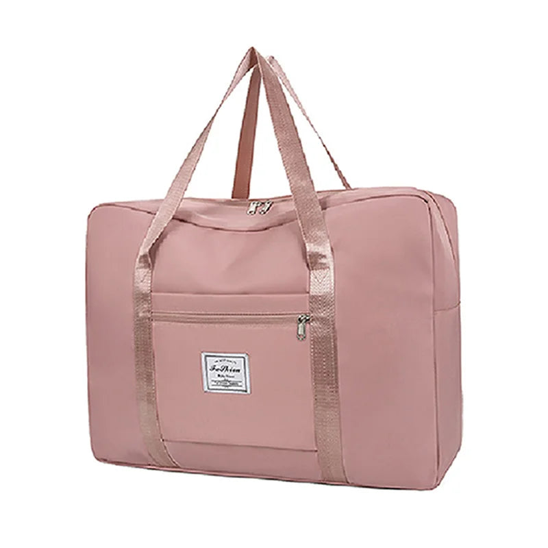 Folding Travel Bags Large Capacity Waterproof Luggage Tote Handbag Travel Duffle Bag Gym Yoga Storage Shoulder Bag For Women
