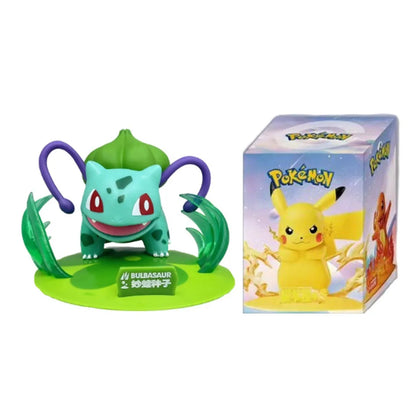 12 style Pok é mon Doll Pikachu Blind Box Anime Models Desktop Decorations Action Figure Collection Pok é mon Toys Birthday Gift
