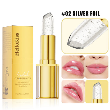 Hellokiss Crystal Color-changing Petal Lipstick for Women Moisturizes long-lasting and non-sticky cup lip balm