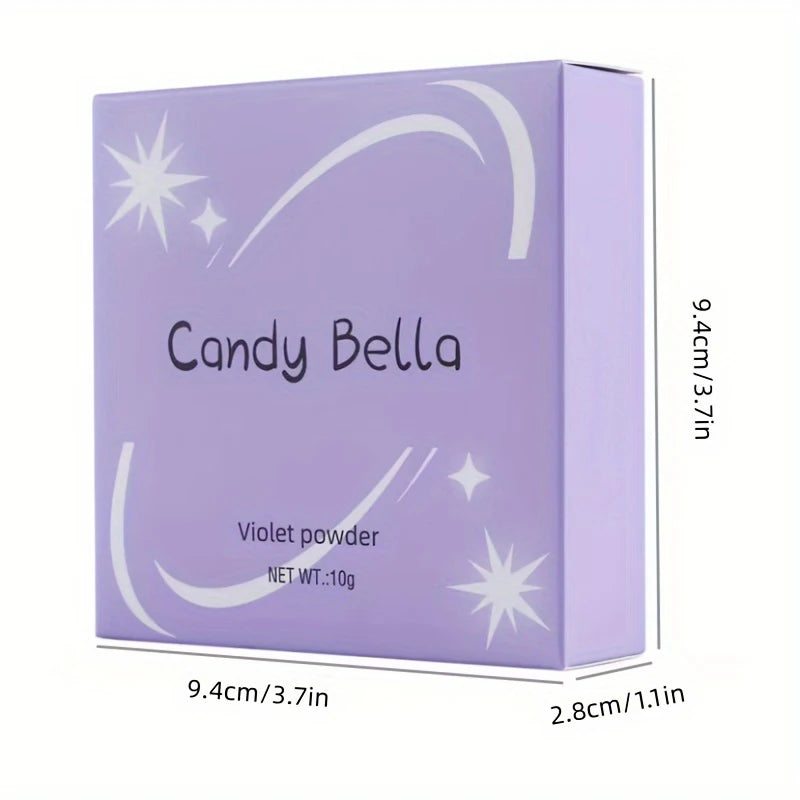 Delicate Two-Color Compact Powder Lightweight Natural Makeup Setting Portable Aesthetic Beauty Tool Smooth Transition