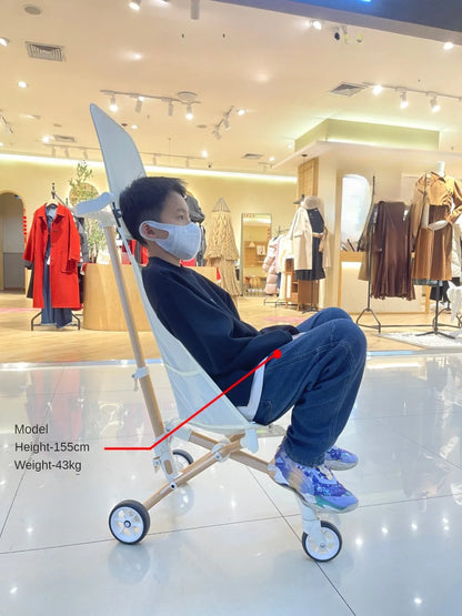 Lightweight Travel Stroller High Quality Baby Stroller Comfortable 1-8 Years Old Foldable Four Wheels Stroller Pram