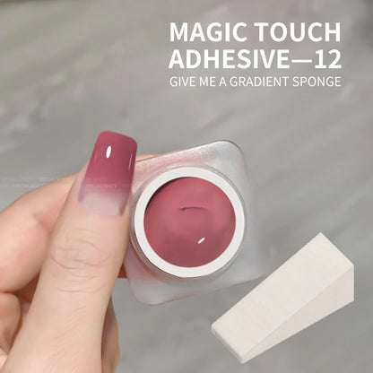 20 Colors Pat Painting Gel Nail Polish Set With Sponge Gradient Semi Permanent Soak Off UV LED Nail Art Gel Varnishes For Nails