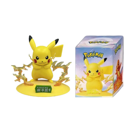12 style Pok é mon Doll Pikachu Blind Box Anime Models Desktop Decorations Action Figure Collection Pok é mon Toys Birthday Gift
