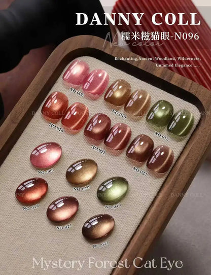 TMPTA/HEMA/TPO Free Magnetic Gel Nail Polish Set With Color Display Cat's Eye Nail Gel Kit Soak Off UV LED Magnet Gel 15ml
