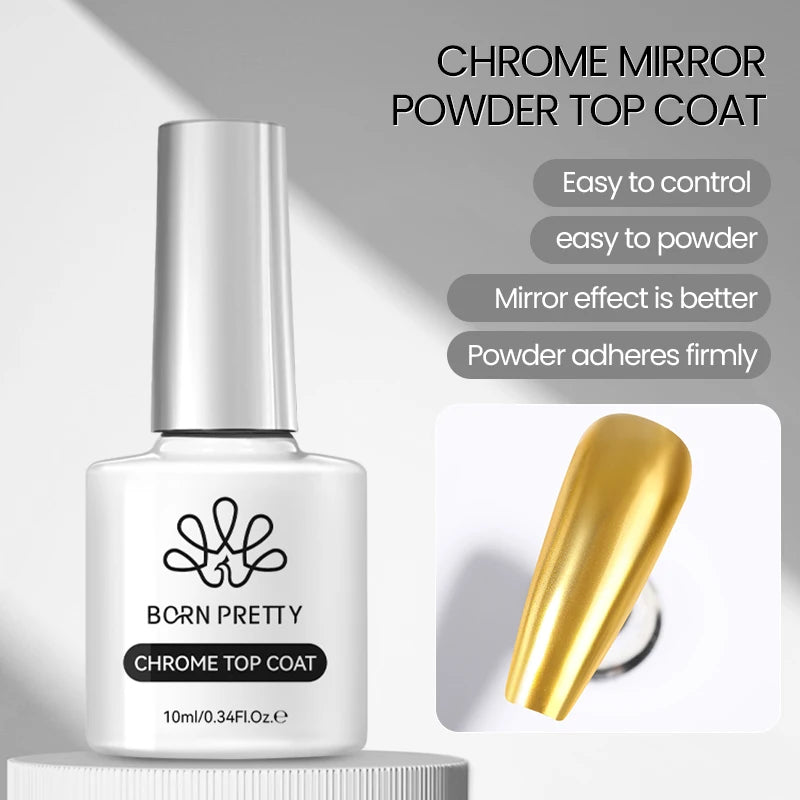 BORN PRETTY Sparkling Glass Bead Cat Magnetic Gel Nail Polish Flash White Spar Red Color Semi Permanent Soak Off UV Gel Varnish