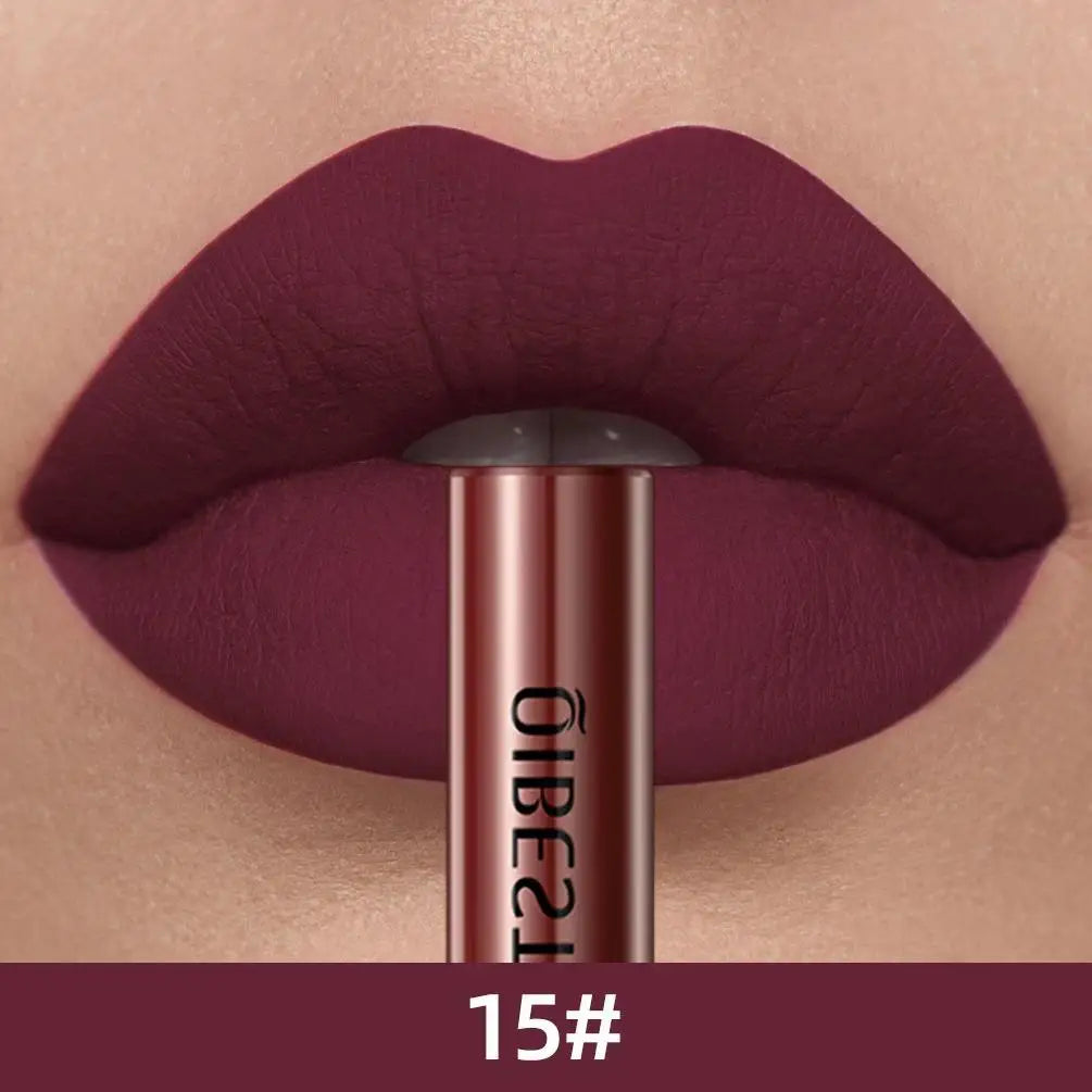 Matte Liquid Lipstick Waterproof Long Lasting Velvet Mate Nude Red Lip Gloss Lint Tube Makeup Cosmetic Lipsticks Lipgloss