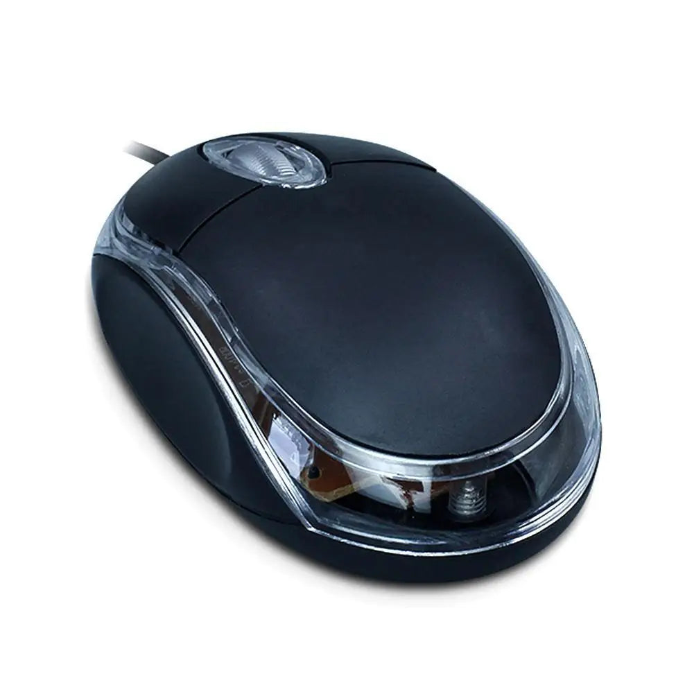 1Pc Wired USB Optical 3-Button Mouse 1000 DPI Wired Mouse For Home Office Use For Laptop And Desktop Computer