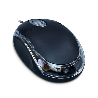 1Pc Wired USB Optical 3-Button Mouse 1000 DPI Wired Mouse For Home Office Use For Laptop And Desktop Computer