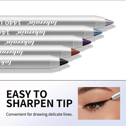 Lakerain Smooth Waterproof Eyeliner Pen Quick-Drying Long-Lasting Sweat-Proof Smudge-Proof for Perfect Makeup Application
