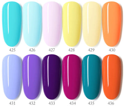 VIP5 Venalisa Nail Gel Polish Kit HEMA FREE Jelly Pink Nude Color Sparkle Gel Varnish Self Leveling Gel Nail Varnish Whole Set