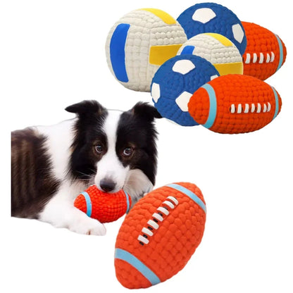 Toys For Dog Chihuahua Balls Anti Bite Dog Chew Toy Pet Squeak Toys Dog Toys Natural Latex Dog Safe Interactive Toys Accessories